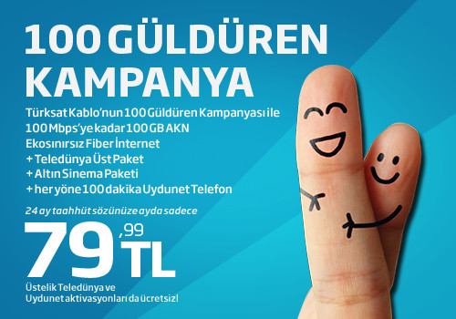 2017 Türksat Kablo 100 Güldüren Kampanya